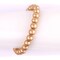 The Bead Chest Wood Stretch Bracelet, Gold - Stackable Beaded Jewelry, Unisex for Men & Women